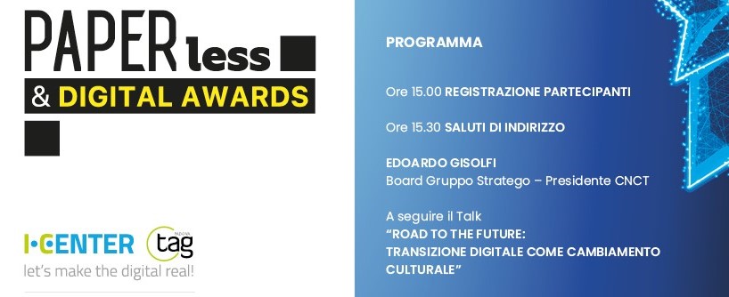 L’evento si aprirà con una tavola rotonda dal titolo “Road to the Future”: transizione digitale come cambiamento culturale.